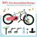 Kids Bike with Adjustable Handlebar and Saddle Blue by LJGDeals