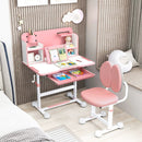 Kid's Study Desk and with Tilt Desktop and Pen Holder by LJGDeals