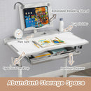 Kid's Study Desk and Chair Set with Tilt Desktop and Book Stand by LJGDeals