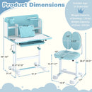 Kid's Study Desk and with Tilt Desktop and Pen Holder by LJGDeals
