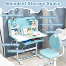 Kid's Study Desk and with Tilt Desktop and Pen Holder by LJGDeals