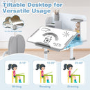Kid's Study Desk and with Tilt Desktop and Pen Holder