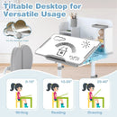 Kid's Study Desk and with Tilt Desktop and Pen Holder by LJGDeals