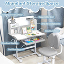 Kid's Study Desk and with Tilt Desktop and Pen Holder by LJGDeals