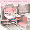 Kid's Study Desk and with Tilt Desktop and Pen Holder by LJGDeals
