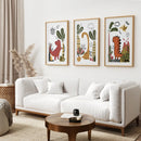 Cute Dino Prints Set Boys Nursery Wall Art Decor by Wall Art Set
