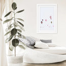 Pink Air Balloons Print. Kid's Room Wall Art by Wall Art Set