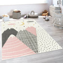 Kids Rug Nino Pastel Colored Mountains & Dreamy Sky