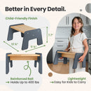 1-Step Wooden Stool for Kids