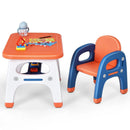 Kids Activity Table and Chair Set with Montessori Toys for Preschool and Kindergarten by LJGDeals