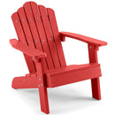 Kids Adirondack Chair All-weather Outdoor Chair for Children with Tilted High Backrest by LJGDeals