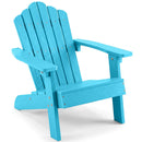 Kids Adirondack Chair All-weather Outdoor Chair for Children with Tilted High Backrest by DirectDeals