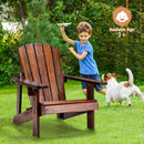 Kid's Adirondack Chair with High Backrest and Arm Rest by LJGDeals