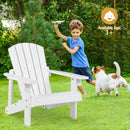Kid's Adirondack Chair with High Backrest and Arm Rest by LJGDeals