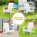 Kid's Adirondack Chair with High Backrest and Arm Rest by LJGDeals