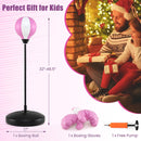 Kids Adjustable Stand Punching Bag Toy Set with Boxing Glove