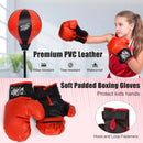 Kids Adjustable Stand Punching Bag Toy Set with Boxing Glove by LJGDeals