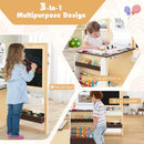 Kids Art Center Wooden Table Bench Set by LJGDeals