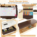 Kids Art Center Wooden Table Bench Set by LJGDeals