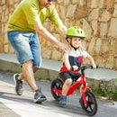 Kids Balance Bike with Rotatable Handlebar and Adjustable Seat Height-Red by LJGDeals
