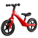 Kids Balance Bike with Rotatable Handlebar and Adjustable Seat Height-Red by LJGDeals