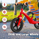 Kids Balance Bike with Rotatable Handlebar and Adjustable Seat Height-Red by LJGDeals