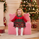 Kids Bear Sofa Toddler Foam Couch with Soft Fleece Fabric Cover by LJGDeals