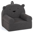 Kids Bear Sofa Toddler Foam Couch with Soft Fleece Fabric Cover by LJGDeals