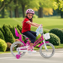 Kids Bike 16 Inch with Training Wheels and 2 Brake System for 4-7 Years Old by GBruno Store