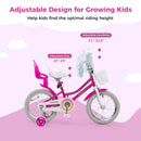Kids Bike 16 Inch with Training Wheels and 2 Brake System for 4-7 Years Old by GBruno Store