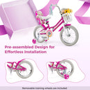 Kids Bike 16 Inch with Training Wheels and 2 Brake System for 4-7 Years Old by GBruno Store