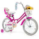 Kids Bike 12 Inch with Training Wheels and 2 Brake System for 3 by LJGDeals