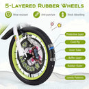 16 Inch Kids Bike Adjustable with Detachable Training Wheels for 4-8 Years Old-16 inches