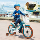 16 Inch Kids Bike with Training Wheels and Front Handbrake by LJGDeals