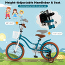16 Inch Kids Bike with Training Wheels and Front Handbrake