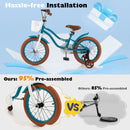 16 Inch Kids Bike with Training Wheels and Front Handbrake by LJGDeals