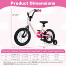 Kids Bike for 3-7 Years Old Boys and Girls 12/14/16-Inch Children Bicycle by LJGDeals