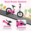 Kids Bike for 3-7 Years Old Boys and Girls 12/14/16-Inch Children Bicycle by LJGDeals