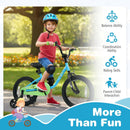 Kids Bike for 3-7 Years Old Boys and Girls 12/14/16-Inch Children Bicycle Blue by LJGDeals