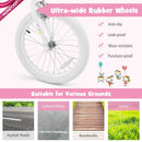 Kids Bicycle 18 Inch Toddler and Kids Bike with Training Wheels for 6-8 Year Old Kids-Pink by LJGDeals