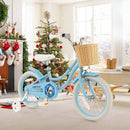 16-Inch Kids Bike with Training Wheels and Adjustable Handlebar Seat by LJGDeals