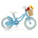 14-Inch Kids Bike with Training Wheels and Adjustable Handlebar Seat by LJGDeals