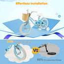 14-Inch Kids Bike with Training Wheels and Adjustable Handlebar Seat by LJGDeals