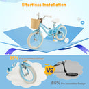 14-Inch Kids Bike with Training Wheels and Adjustable Handlebar Seat