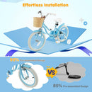 16-Inch Kids Bike with Training Wheels and Adjustable Handlebar Seat by LJGDeals