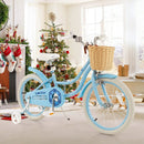 18-Inch Kids Bike with Training Wheels and Adjustable Handlebar Seat by LJGDeals