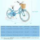 18-Inch Kids Bike with Training Wheels and Adjustable Handlebar Seat by LJGDeals