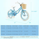 14-Inch Kids Bike with Training Wheels and Adjustable Handlebar Seat by LJGDeals