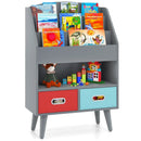 Kids Bookshelf with Open Compartment for Toddlers 3+ Years Old by LJGDeals