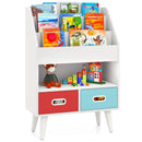 Kids Bookshelf with Open Compartment for Toddlers 3+ Years Old by LJGDeals